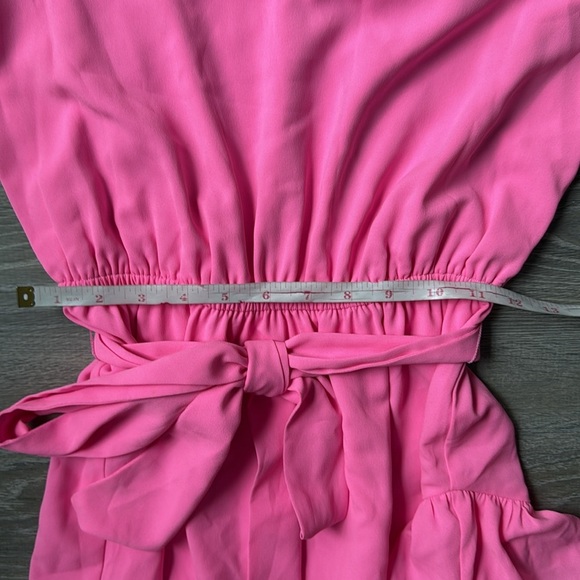 Lilly Pulitzer Martha Stretch Ruffle Dress In Prosecco Pink sz 4 - Picture 12 of 13